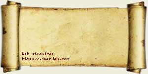 Isidor Dancer vizit kartica